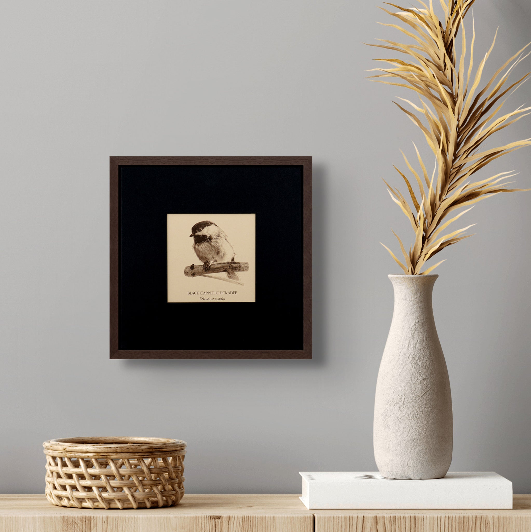 "Black-Capped Chickadee" Fine Art Giclée Print