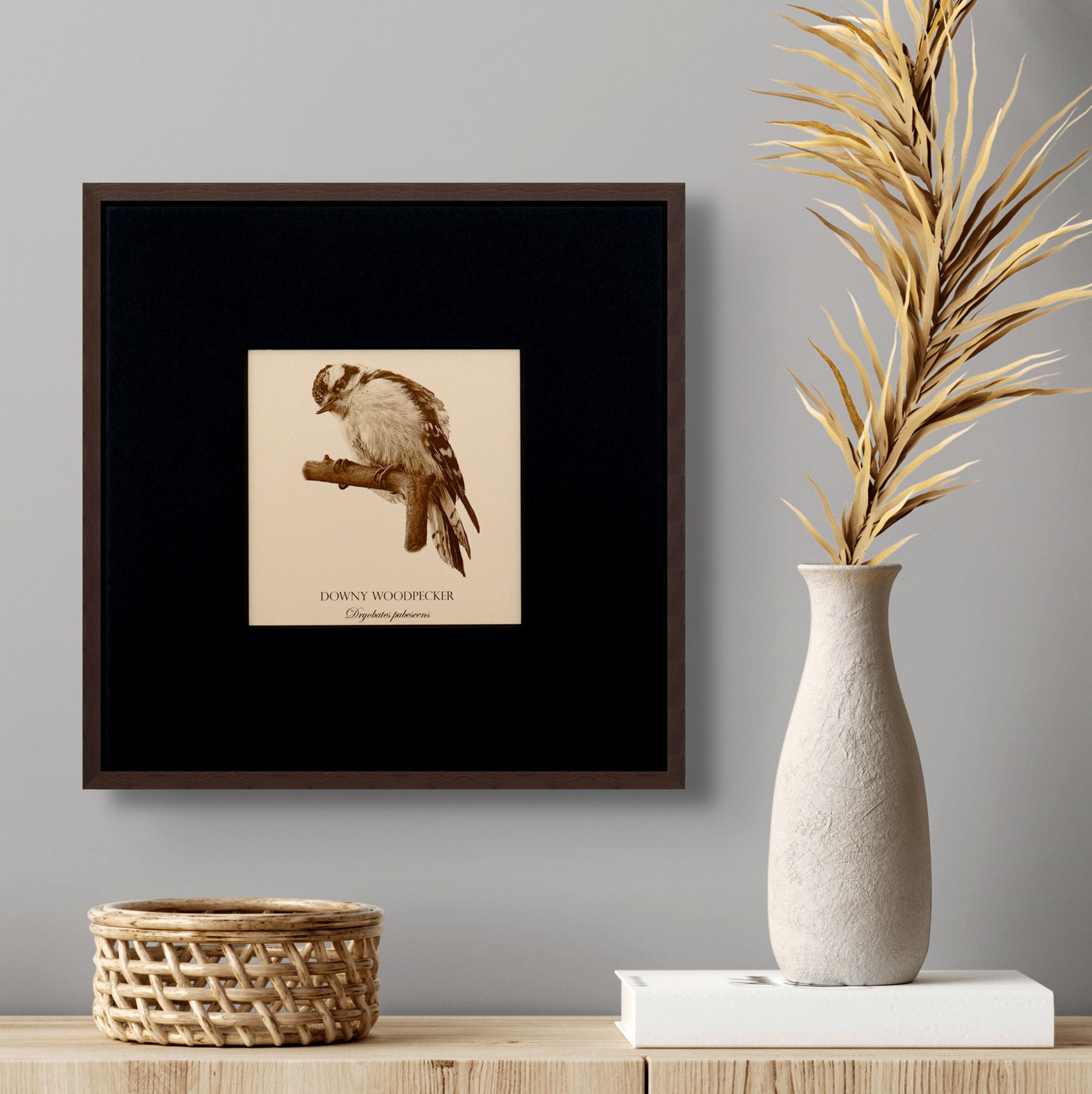 "Downy Woodpecker" Fine Art Giclée Print