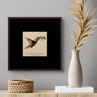 "Ruby-Throated Hummingbird" Fine Art Giclée Print