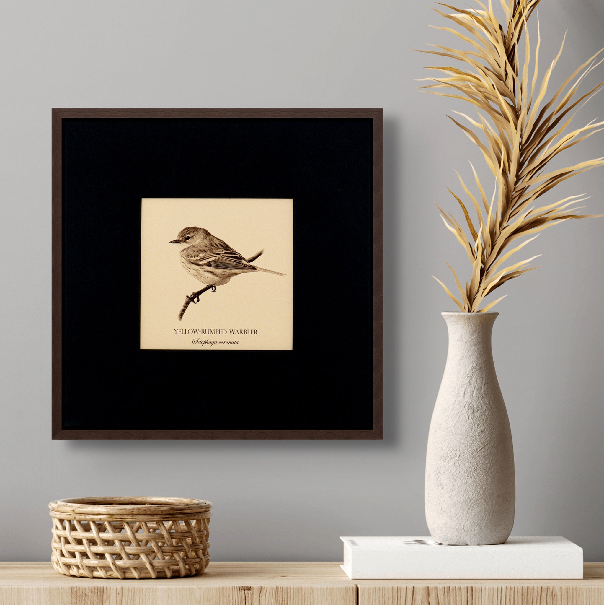 "Yellow-Rumped Warbler" Fine Art Giclée Print