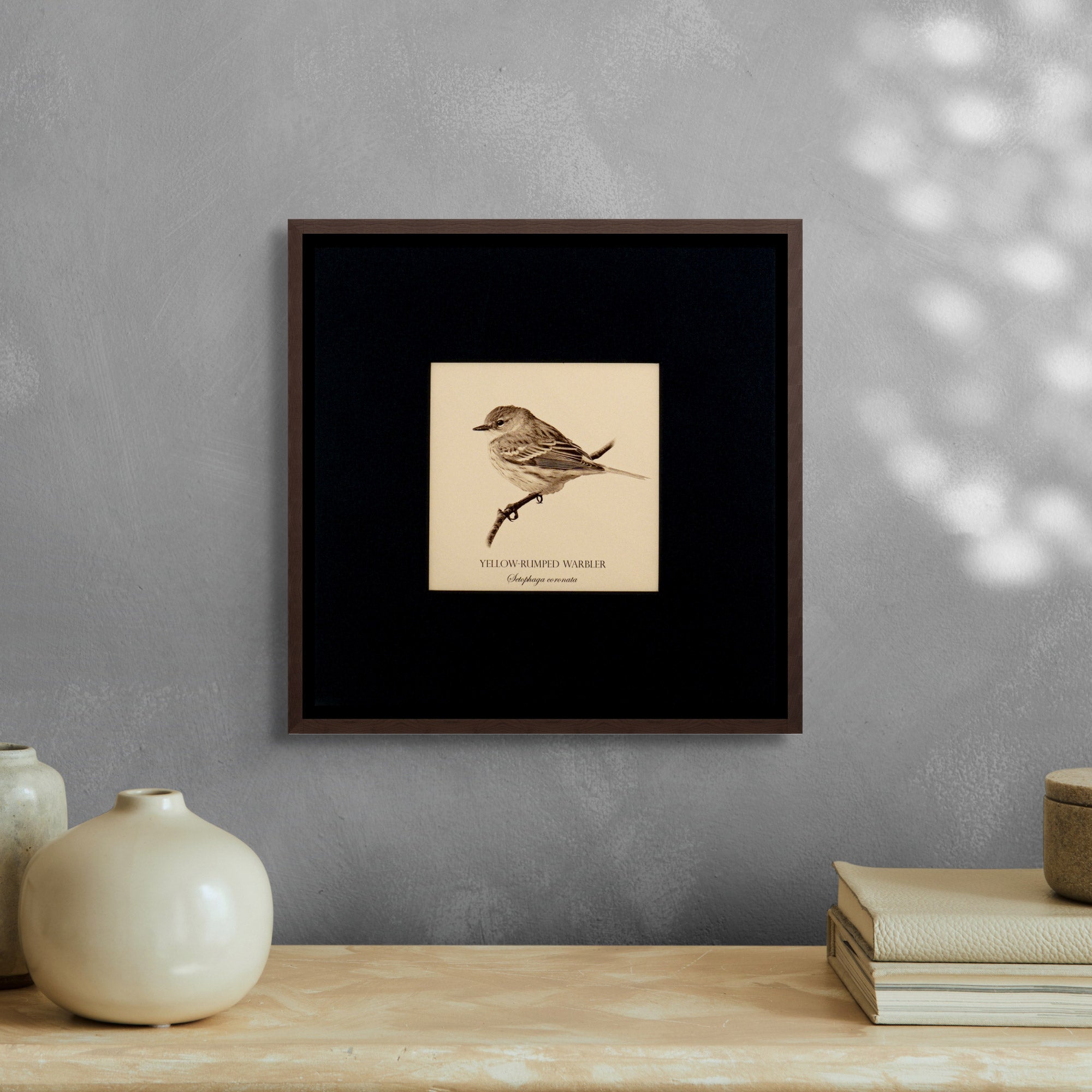 "Yellow-Rumped Warbler" Fine Art Giclée Print
